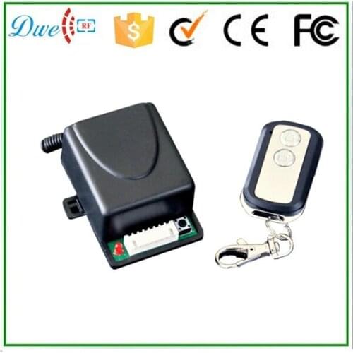 DWE CC RF Two NO NC fixed code remote control for barrier gate access control