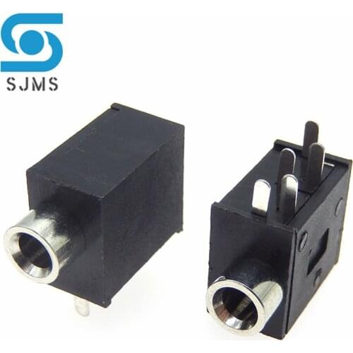 Headphone Jack Socket PJ-325 3.5mm Female Jack 5 Pin Socket Audio Video Terminals ConnectorPJ325 3.5 mm DIP-5 PCB Mount
