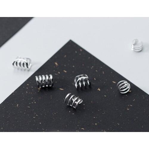 Real 925 Sterling Silver Non-Pierced Ear Cuff Wrap Earrings Hypoallergenic Cartilage Earrings Ear Bone Clip Earrings for Women