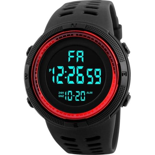 Sports Mens Digital Watches Waterproof Big Led Watch Outdoor Multi-Function Relogio Masculino Montre Homme Zegarek MęSki