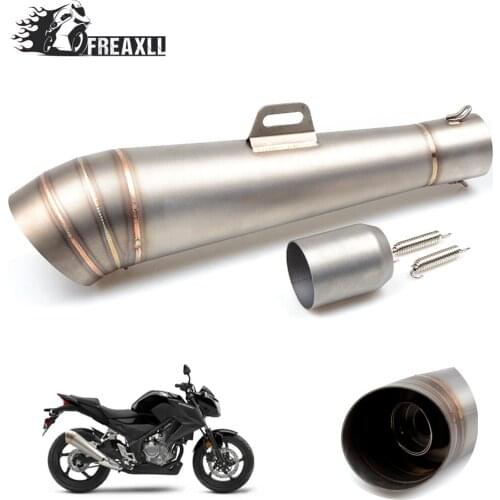 36MM-51MM Universal Motorcycle Abrasive exhaust escape With db killer Modified Scooter Exhaust Pipe Muffle For Honda YAMAHA