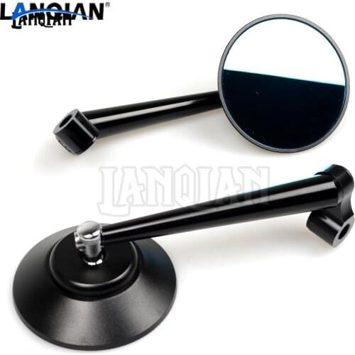 8mm 10mm Universal Motorcycle Accessories Retro Circular Rearview Mirror Sidebiew Mirror For YAMAHA MT-09 MT-07 MT09 07 YZF-R1