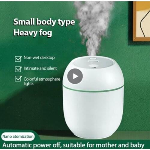 Air Humidifier 250ml Humidifier Cup Home Car Usb Fogger Fog Maker Led Night Lamp Large Capacity Portable Alcohol Humidifiers