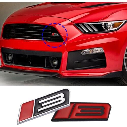 1Pcs Car Body Rear Trunk 3D Metal Sticker Badge ROUSH 3 Emblem For Ford Focus 2 3 Fiesta Fusion Mondeo Mk2 3 Ecosport Mustang