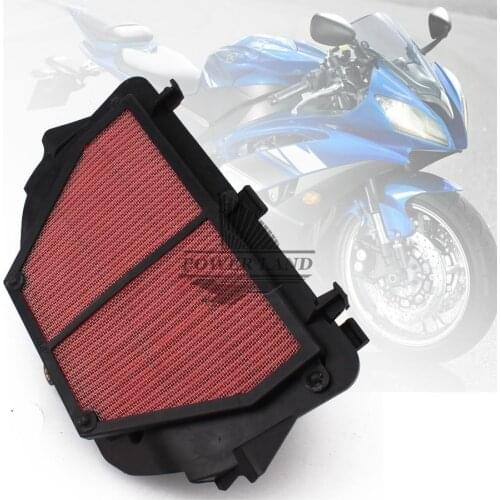 1pcs Metal Motorcycle Air Filter & Systems Intake Air Cleaner for YAMAHA YZF R6 YZF-R6 2010-2013 2010 2011 2012 2013 Street Bike