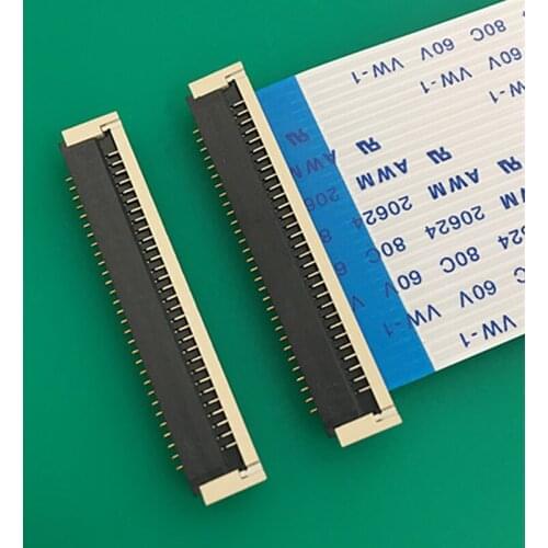 10pcs FPC Connector 1.0 Pitch 30 Pin Rear Cover LCD Socket Gold Plated