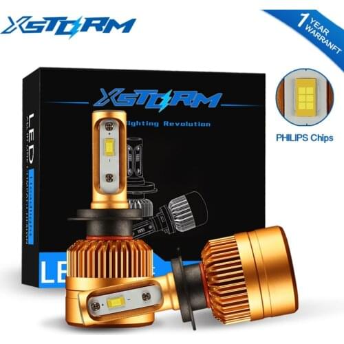 2Pcs H7 Auto Led Lamp Headlight Bulbs Super Bright 50W 8000LM 6000K 12V Car LED Light Bulb Headlamp