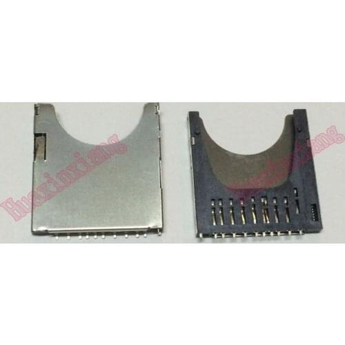 20PCS/Lot SD Card Connector 2 in 1 Card Slot Self Push/Pop-up 10P