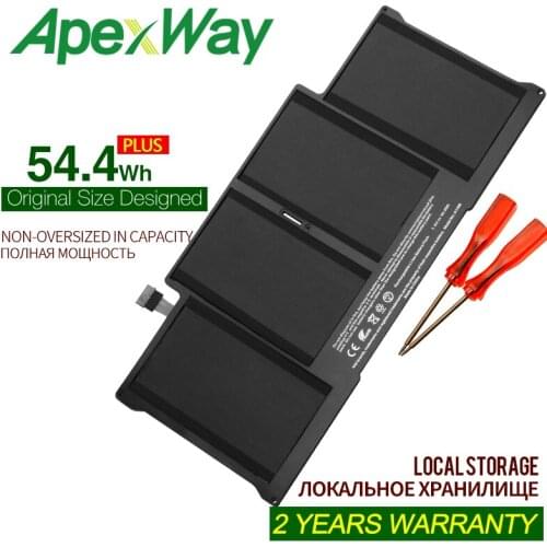 ApexWay 7.6V 54.4Wh A1496 Laptop Battery For Apple MacBook Air 13" A1466 2013/2014/2015 A1496 MD760LL/A MD761CH/A