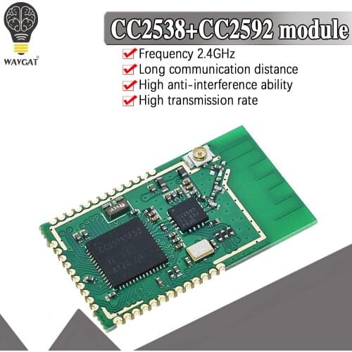 CC2538SF53RTQR CC2538 CC2592 PA Zigbee Wireless Module CC2538SF53 High power 2.4Ghz wireless module