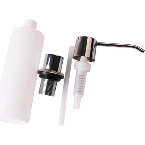 PE Plastic Bottle Kitchen Sink Liquid Soap Dispenser Pump Storage Holder for Bathroom Kitchen Sink Liquid Soap Organize 300ML