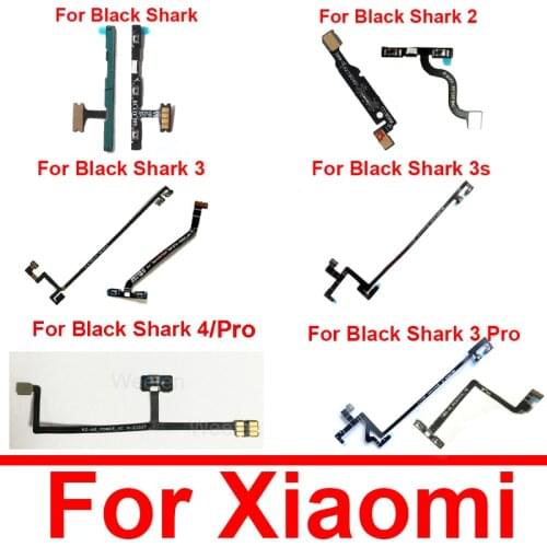 ON / OFF Power & Volume Flex Cable For Xiaomi Black Shark 2 Power Button & Volume Control Switch Side Keypad Flex Ribbon