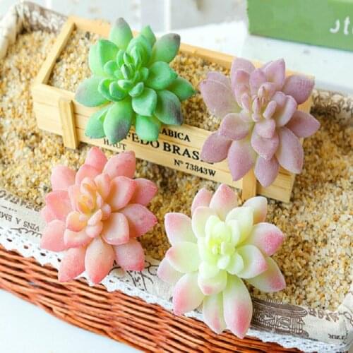 Artificial Succulents Plants Grass Desert Artificial Plant Landscape Ornament Home Office Party Garden Decor Indoor Fake Plants