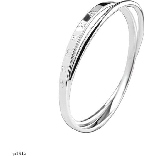 KJJEAXCMY Boutique jewelry Fashion handmade hand-worn foot silver 999 womens six-character mantra double linked bracelet