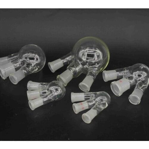 10/25/50/100/250/500/1000ml 3 Necks Joint Glass Flask Round Bottom Laboratory