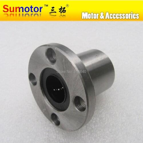 LMF8UU 8mm Round Flange Linear bushing motion ball bearing slide units CNC router CNC parts for linear guide rail rod shaft