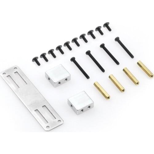 Metal Servo Fixed Mount Bracket Kit for WPL B14 B16 B36 C24 C34 1/16 RC Truck Car Upgrade Parts Accessories