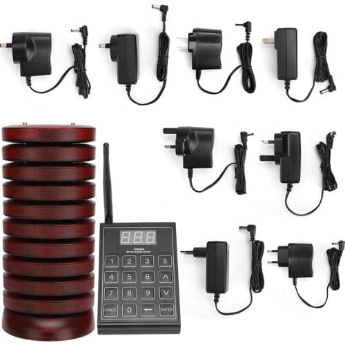 Restaurant Pager Wireless Calling Paging System Waiter Pagers Guest Paging Queuing System Receiver for Cafe Fast Food