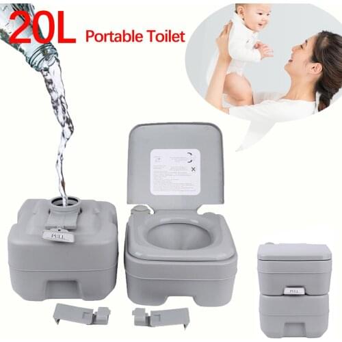 Honhill 20L Portable Toilet Adult Children Mobile Toilet Outdoor Camping For Home Hospital Travel Boats Bus Chemical WC