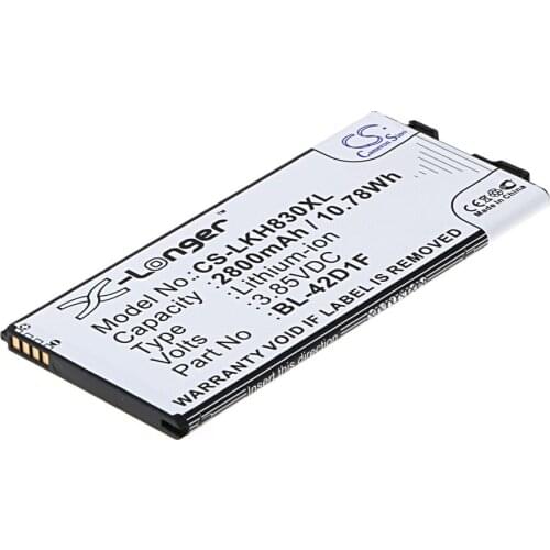 Premium Battery For LG AS992,G5,G5 Lite,G5 SE,H820,H830,H840,H845,H845 Dual SIM,H845 Dual SIM TD-LTE,H848 2800mAh / 10.78Wh