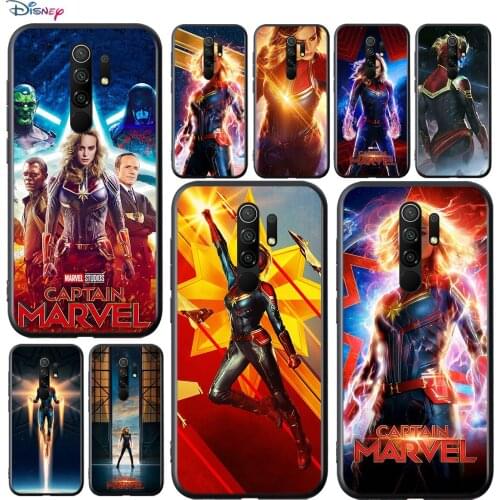 Marvel Avengers Super Hero Captain Marvel For Xiaomi Redmi 9A 9C 9 Prime GO 8A 7A 6A 5A 4X S2 Pro Plus TPU Silicone Phone Case