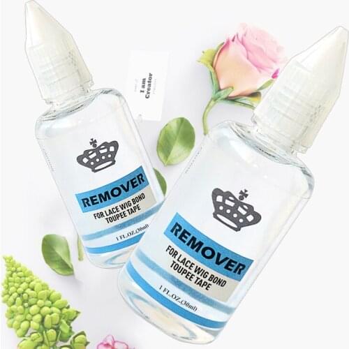 1pc 30ml Hairs Extension Remover 30ml Wigs Glue Adhesive Remover For Lace Wig Release Tape Adhesive Gel