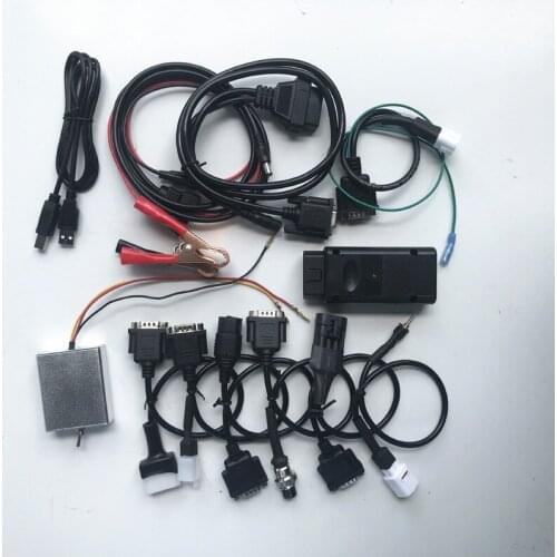 Motorcycle diagnostic tester universal code scanner 7in1 for HONDA for suzuki for YAMAHA,SYM,KYMCO,HTF,PGO 7in1 full cable
