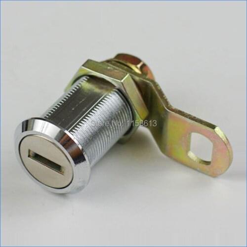 10 pieces 30mm keyed differently zinc alloy flat key distribution box cam lock