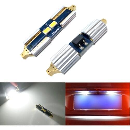 2x C5w Led Light Bulbs On Cars For Nissan Navara D40 Juke Leaf Note Pathfinder R51 Qashqai J10 J11 X Trail T31 T32