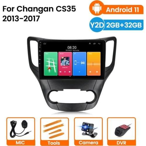2din Android 11 auto radio For Changan CS35 2013 2014 2015 2016 2017 car radio multimedia video stereo player GPS navigation