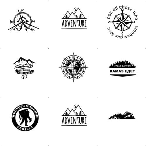 Car Door Car Assessoires Waterproof Self-Adhesive Removable Car Sticker Scratch Cover Decal Auto Decoration