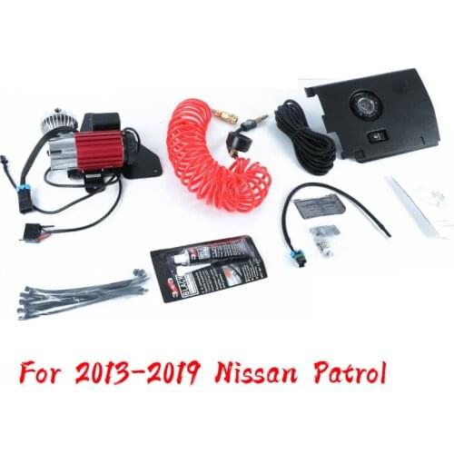 Car Inflator USE Original Storage Space For Nissan Patrol Armada Y62 2012-2019 Auto interior Accessories