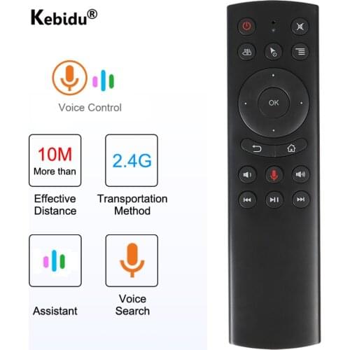 Kebidu G20S 2.4G Wireless Air Mouse Gyro Voice Control Sensing Universal Mini Keyboard Remote Control For PC Android TV Box