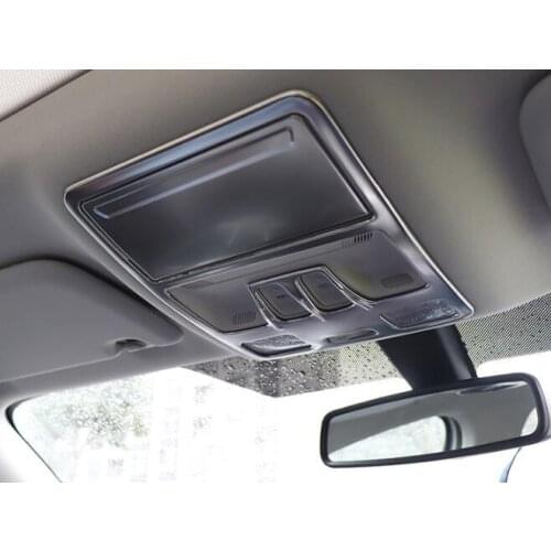 For Ford Focus 4 MK4 2019 2020 Stainless steel Car Interior Front Reading Light Cover Trim Reading Lamp Decoration Trims