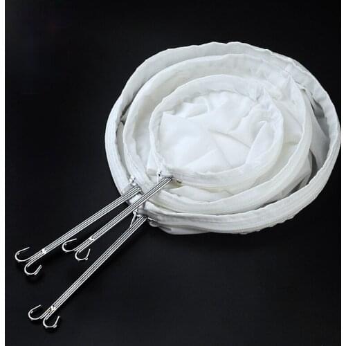 Tea Net Specifications Tea Filter Tool Coffee Milk Tea Filter Bag Milk Filter Bag Hong Kong-Style Steel Pull Tea Bag Stocking