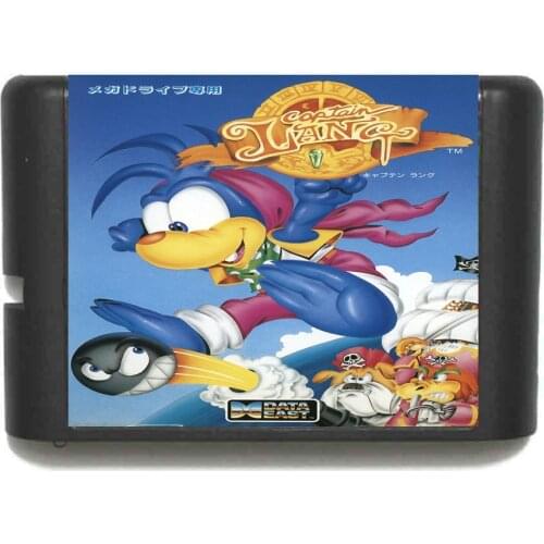Captain Lang 16 bit MD Game Card For Sega Mega Drive For Genesis