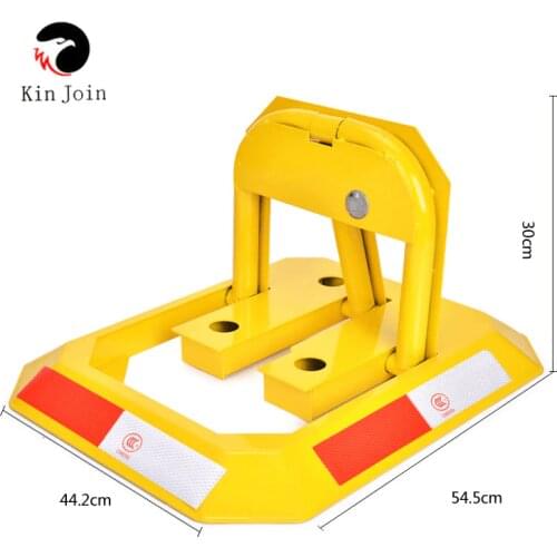 KinJoin Octagon Steel Car Parking Blocker, car Parking Barrier, Manual Parking Lock Bollard post