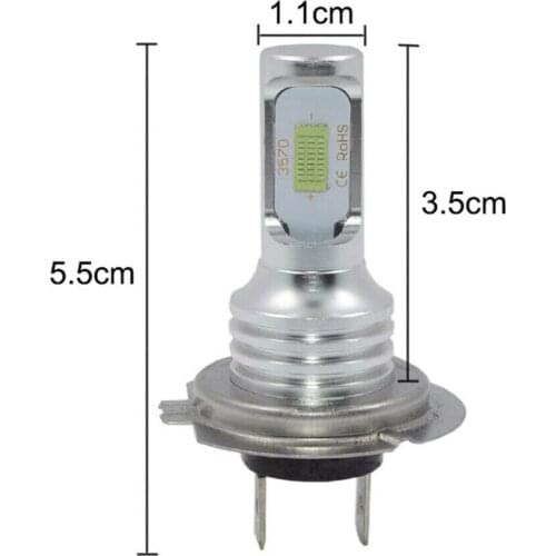 Headlight Bulbs Kit LED Lights High Low Beam Ice Blue Replacement H7 LED 8000K