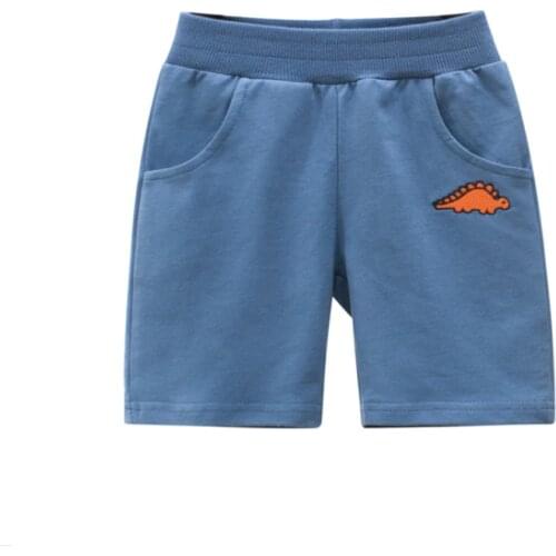 PatPat Fashionable Dinosaur Embroidered Shorts