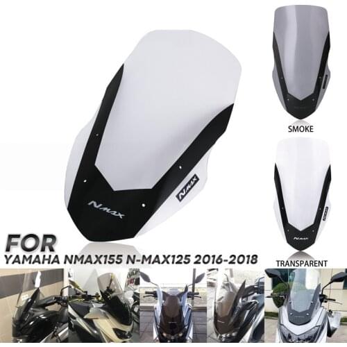 Motorcycle Accessories for Yamaha NMAX155 NMAXL125 16-18 Front Windshield Motorcycle Heightening Glass Deflector