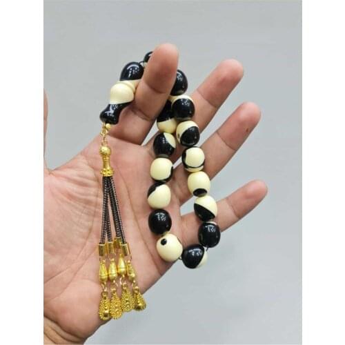 Islamic Tasbih Muslim Rosary Beads 33 Prayer Rosary For Men Bracelet For Men Accessory amber oltu amber stone Handmade Turkey