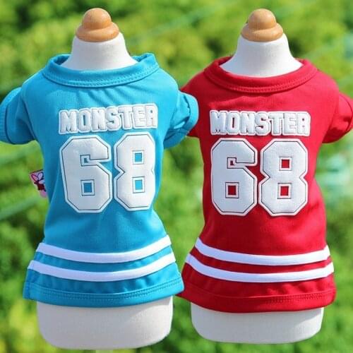 Pet Clothing Costumes Puppy Dog Sports Clothes T-Shirt Tee Shirts Classic Dog Shirts Pet Shirts T Shirt Dog Vest No 68