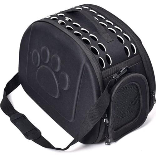 2020 Cat Dog Carrier Bag Paw Pattern Portable Cats Handbag Foldable Travel Bag Puppy Carrying Shoulder Pet Bags sling carrier