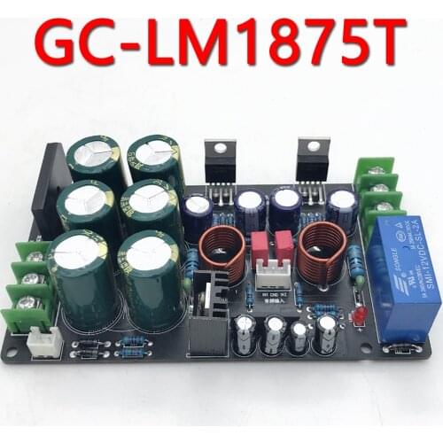 LM1875 audio power amplifier board stereo power amplifier with protection GC version 1875 low distortion power amplifier DIY kit