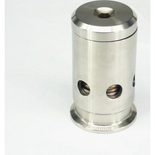 Tri Clamp 2" Ferrule OD 64mm 0-1/1.8/2/3 Bar Adjustable 304 Stainless Steel Pressure Relief Breaker Vacuum Valve Beer Brew
