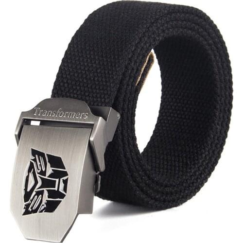 Men Belt Automatic Buckle Belt Tactical Belt Canvas Cintos Cintura Correa Tactics Rem Jeans Belts For Men