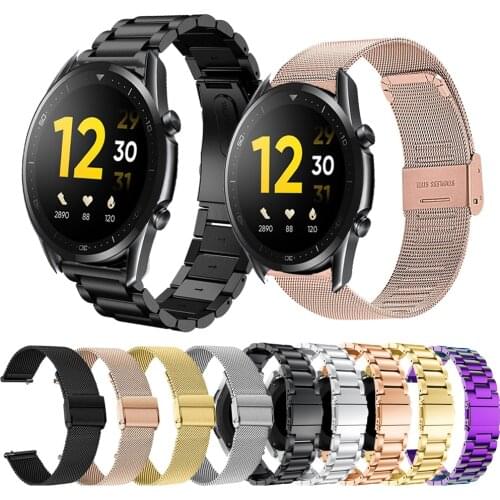 Stainless Steel Strap For Realme Watch 2 S Pro Smart Band Metal Quick Release Bracelet For Realme Watch Real Me Wristband Correa