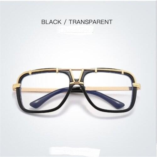 KAPELUS sunglasses European and American new style sunglasses Square metal frame sunglasses Fashion flat mirror A40190