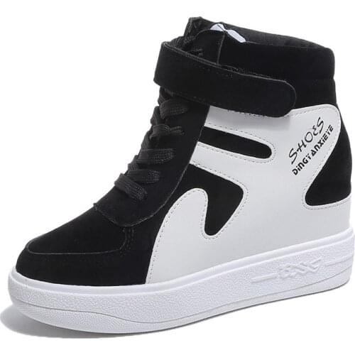 High Quality 2021 New Women Vulcanize Shoes Sport Shoes Warm Breathable Walking Shoes High-top Canvas Shoes Women Running Shoes