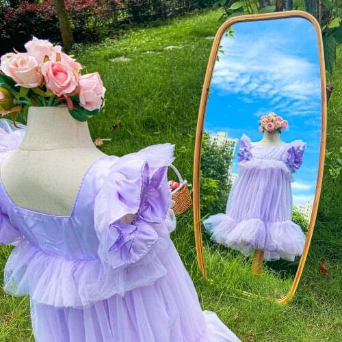 2021 Summer Dress Kids Dresses For Girls Clothes Children Princess Dress Girl Flower Girl Dresses Baby Toddler Vestidos 18M-7Y